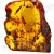 Polished amber