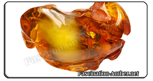 Amber with air-inclusions